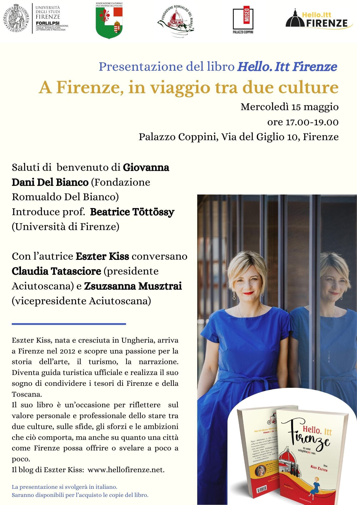 Firenze: Presentazione del libro Hello Itt Firenze. A Firenze, in viaggio tra due culture