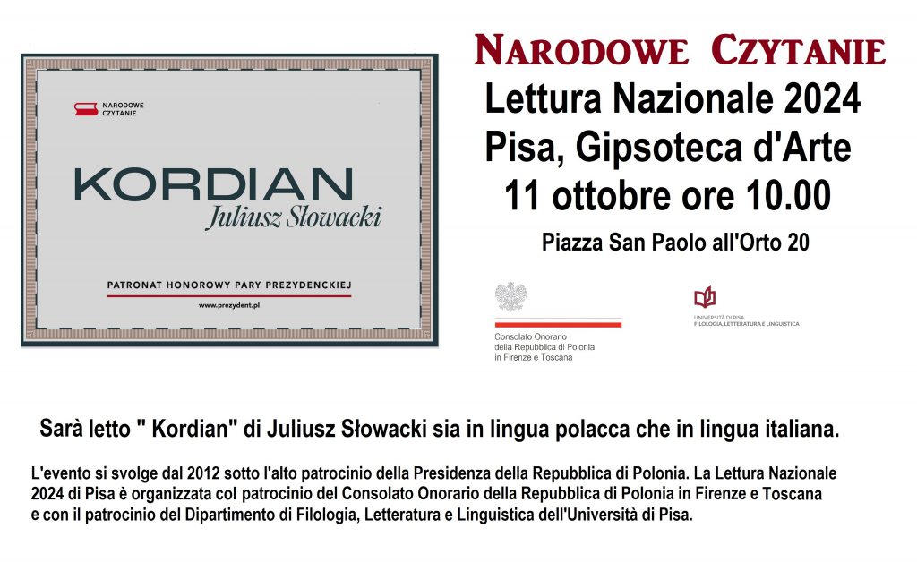 Pisa: La Lettura Nazionale nella Gipsoteca d’Arte Antica