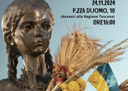 Invito a commemorazione Holodomor/genocidio ucraino del 23 e 24 Novembre 2024 a Firenze e Prato