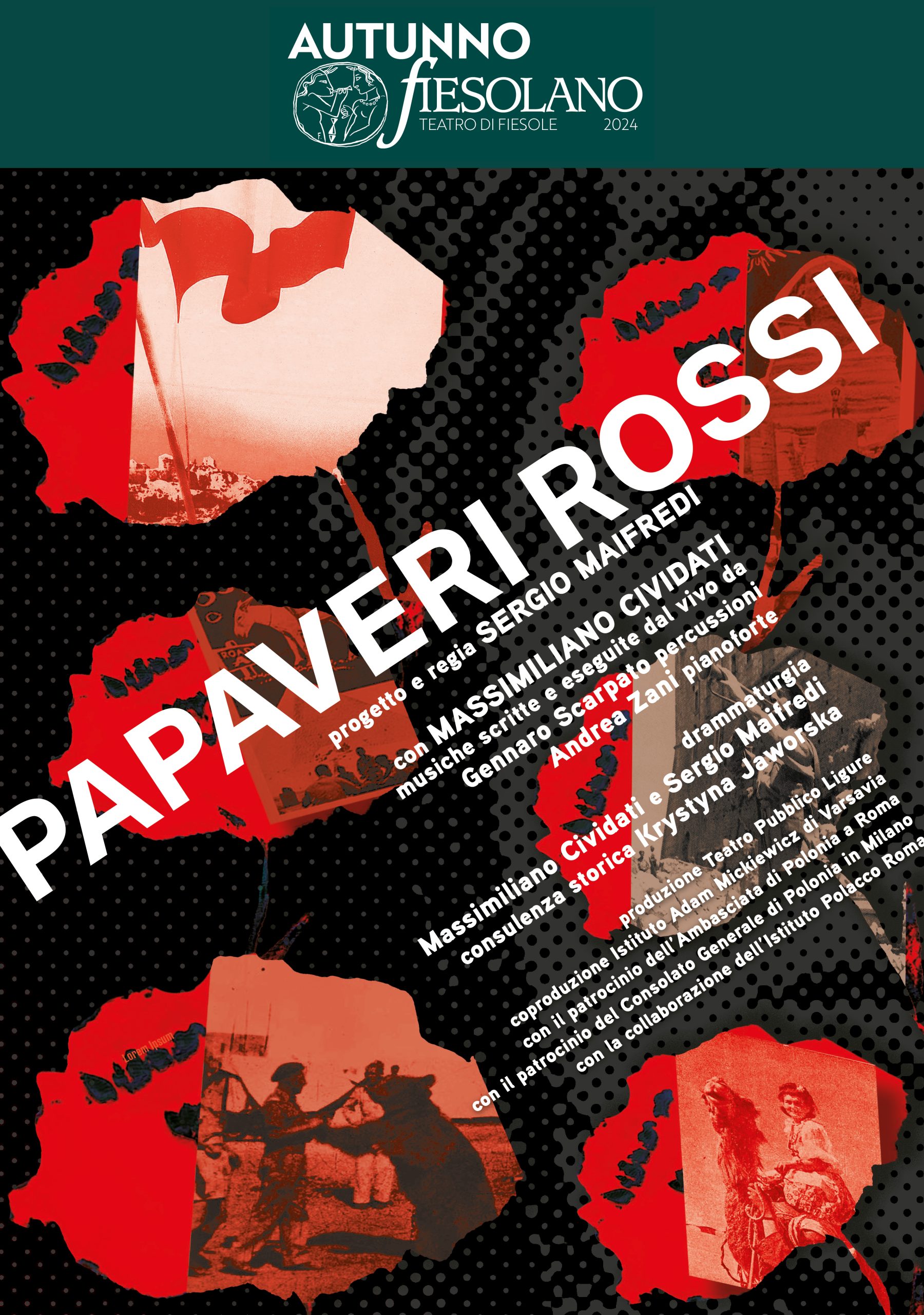 Fiesole: Invito allo spettacolo teatrale “Papaveri rossi”