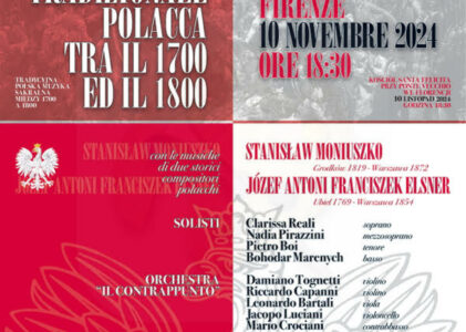 Firenze: Invito al Concerto di organo e coro nella Chiesa di Santa Felicita a Firenze. La Festa dell’Indipendenza Polacca.