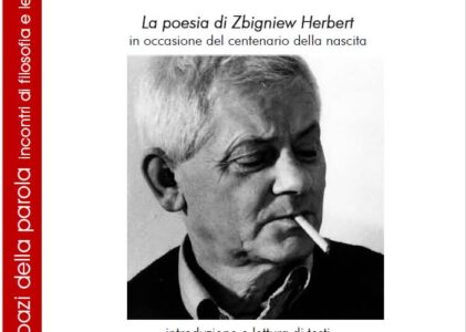 Firenze: Invito alla conferenza sulla poesia di Zbigniew Herbert