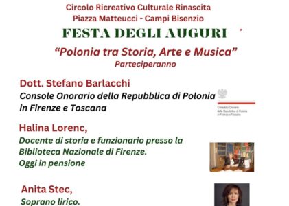 Campi Bisenzio : Invito alla Conferenza “Polonia tra Storia, Arte e Musica”