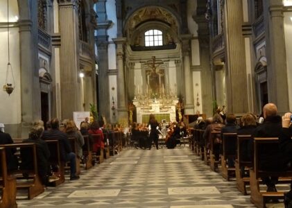 Il concerto dell’Orchestra UKEN di Cracovia nella Chiesa di Santa Felicita a Firenze